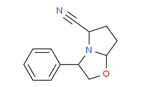 CAS No. 116561-37-6, 3-Phenylhexahydropyrrolo[2,1-b]oxazole-5-carbonitrile