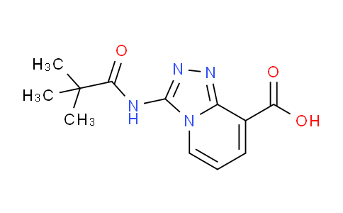CAS No. 1119452-13-9, 3-Pivalamido-[1,2,4]triazolo[4,3-a]pyridine-8-carboxylic acid