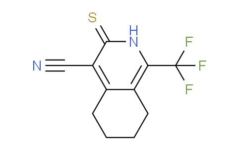 CAS No. 326616-08-4, 3-Thioxo-1-(trifluoromethyl)-2,3,5,6,7,8-hexahydroisoquinoline-4-carbonitrile
