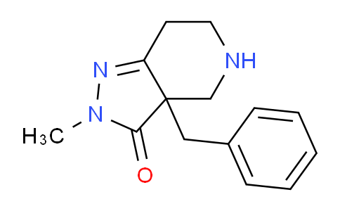 CAS No. 193274-04-3, 3A-benzyl-2-methyl-4,5,6,7-tetrahydro-2H-pyrazolo[4,3-c]pyridin-3(3aH)-one