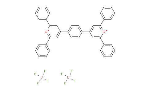 CAS No. 54620-09-6, 4,4'-(1,4-Phenylene)bis(2,6-diphenylpyrylium) tetrafluoroborate