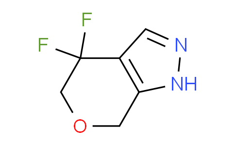 CAS No. 1391732-92-5, 4,4-Difluoro-1,4,5,7-tetrahydropyrano[3,4-c]pyrazole