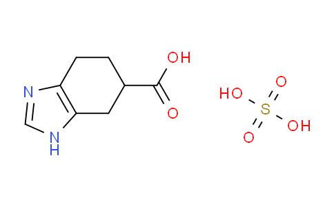 CAS No. 131020-49-0, 4,5,6,7-Tetrahydro-1H-benzo[d]imidazole-6-carboxylic acid compound with sulfuric acid (1:1)