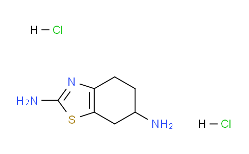 CAS No. 104617-48-3, 4,5,6,7-Tetrahydrobenzo[d]thiazole-2,6-diamine dihydrochloride