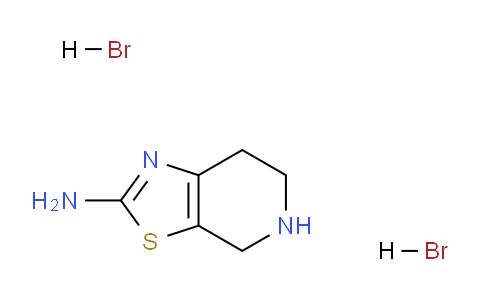 CAS No. 1184964-76-8, 4,5,6,7-Tetrahydrothiazolo[5,4-c]pyridin-2-amine dihydrobromide