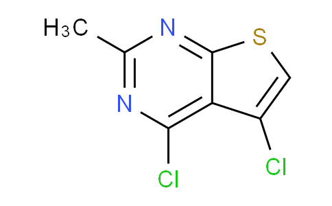 CAS No. 137287-40-2, 4,5-Dichloro-2-methylthieno[2,3-d]pyrimidine