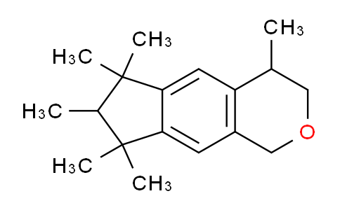 CAS No. 1222-05-5, 4,6,6,7,8,8-Hexamethyl-1,3,4,6,7,8-hexahydrocyclopenta[g]isochromene