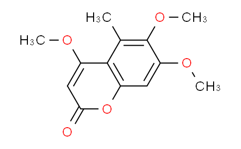 CAS No. 62615-63-8, 4,6,7-Trimethoxy-5-methyl-2H-chromen-2-one
