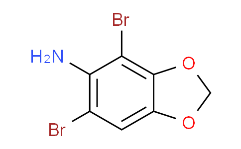 CAS No. 1706433-57-9, 4,6-Dibromobenzo[d][1,3]dioxol-5-amine