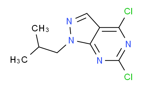 CAS No. 1415093-40-1, 4,6-Dichloro-1-isobutyl-1H-pyrazolo[3,4-d]pyrimidine