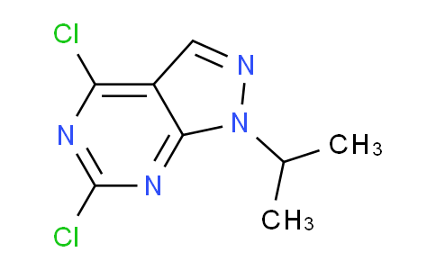CAS No. 21254-22-8, 4,6-Dichloro-1-isopropyl-1H-pyrazolo[3,4-d]pyrimidine