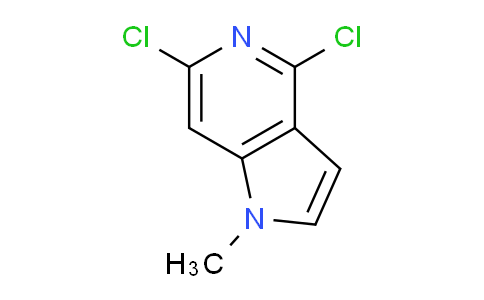 CAS No. 114244-83-6, 4,6-Dichloro-1-methyl-1H-pyrrolo[3,2-c]pyridine