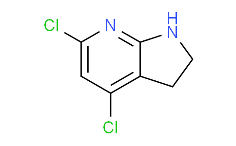 CAS No. 5912-15-2, 4,6-Dichloro-2,3-dihydro-1H-pyrrolo[2,3-b]pyridine
