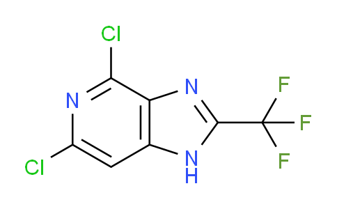 CAS No. 1422701-22-1, 4,6-Dichloro-2-(trifluoromethyl)-1H-imidazo[4,5-c]pyridine