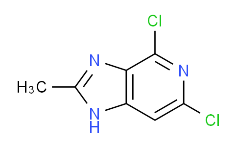 CAS No. 579486-60-5, 4,6-Dichloro-2-methyl-1H-imidazo[4,5-c]pyridine