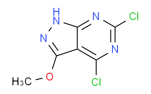 CAS No. 1936241-59-6, 4,6-Dichloro-3-methoxy-1H-pyrazolo[3,4-d]pyrimidine