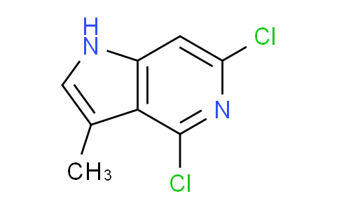 CAS No. 39921-23-8, 4,6-Dichloro-3-methyl-1H-pyrrolo[3,2-c]pyridine