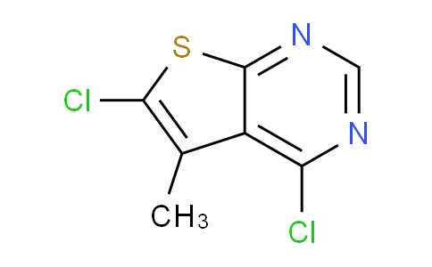 CAS No. 56844-14-5, 4,6-Dichloro-5-methylthieno[2,3-d]pyrimidine