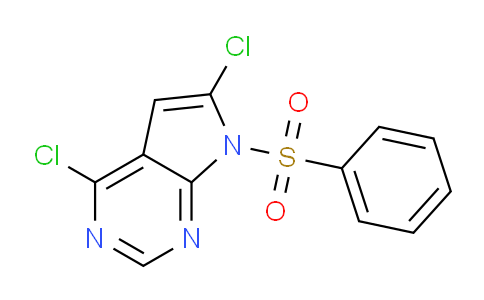 CAS No. 1346447-19-5, 4,6-Dichloro-7-(phenylsulfonyl)-7H-pyrrolo[2,3-d]pyrimidine