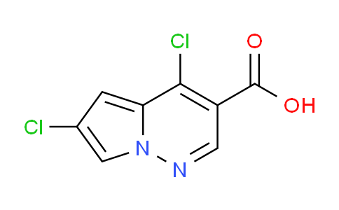 CAS No. 1416440-30-6, 4,6-Dichloropyrrolo[1,2-b]pyridazine-3-carboxylic acid