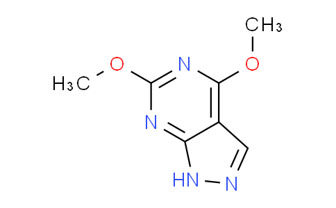 CAS No. 98277-30-6, 4,6-Dimethoxy-1H-pyrazolo[3,4-d]pyrimidine