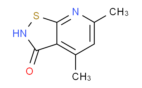 CAS No. 60750-75-6, 4,6-Dimethylisothiazolo[5,4-b]pyridin-3(2H)-one