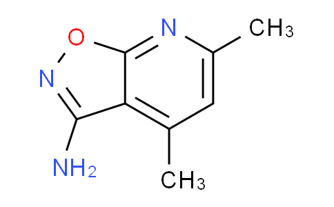 CAS No. 916792-12-6, 4,6-Dimethylisoxazolo[5,4-b]pyridin-3-amine