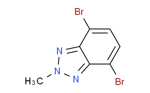 CAS No. 300684-26-8, 4,7-Dibromo-2-methyl-2H-benzo[d][1,2,3]triazole