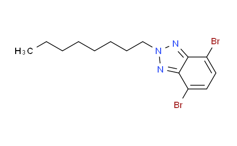 CAS No. 960509-83-5, 4,7-Dibromo-2-octyl-2H-benzo[d][1,2,3]triazole