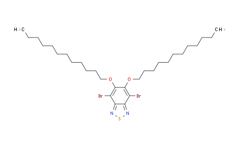 CAS No. 1313876-00-4, 4,7-Dibromo-5,6-bis(dodecyloxy)benzo[c][1,2,5]thiadiazole