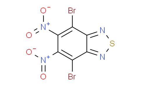 CAS No. 76186-72-6, 4,7-Dibromo-5,6-dinitrobenzo[c][1,2,5]thiadiazole