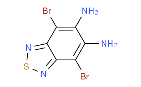 CAS No. 141215-32-9, 4,7-Dibromobenzo[c][1,2,5]thiadiazole-5,6-diamine