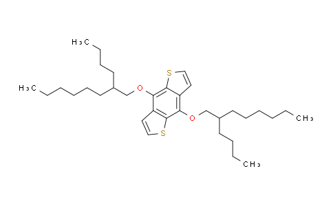 CAS No. 1321590-78-6, 4,8-Bis((2-butyloctyl)oxy)benzo[1,2-b:4,5-b']dithiophene