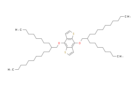 CAS No. 1320201-19-1, 4,8-Bis((2-octyldodecyl)oxy)benzo[1,2-b:4,5-b']dithiophene