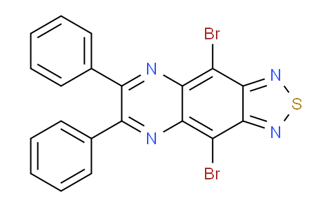 CAS No. 1262727-09-2, 4,9-Dibromo-6,7-diphenyl-[1,2,5]thiadiazolo[3,4-g]quinoxaline