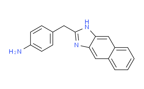 CAS No. 512193-91-8, 4-((1H-Naphtho[2,3-d]imidazol-2-yl)methyl)aniline