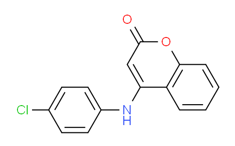 CAS No. 24526-89-4, 4-((4-Chlorophenyl)amino)-2H-chromen-2-one