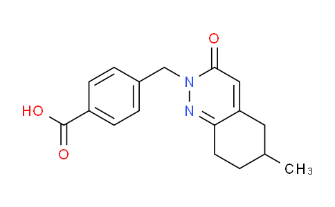 CAS No. 1707594-26-0, 4-((6-Methyl-3-oxo-5,6,7,8-tetrahydrocinnolin-2(3H)-yl)methyl)benzoic acid
