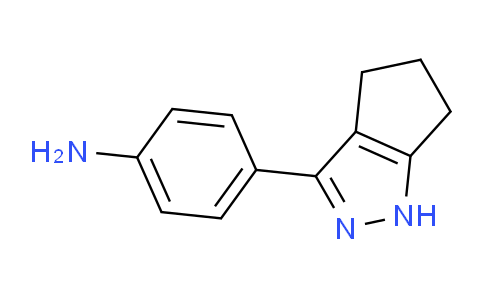 CAS No. 1118788-14-9, 4-(1,4,5,6-Tetrahydrocyclopenta[c]pyrazol-3-yl)aniline