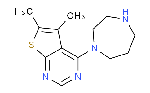 CAS No. 874776-29-1, 4-(1,4-Diazapanyl)-5,6-dimethylthieno[2,3-d]-pyrimidine