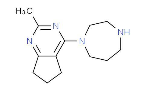 CAS No. 1707566-44-6, 4-(1,4-Diazepan-1-yl)-2-methyl-6,7-dihydro-5H-cyclopenta[d]pyrimidine