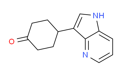 CAS No. 1209481-96-8, 4-(1H-Pyrrolo[3,2-b]pyridin-3-yl)cyclohexanone