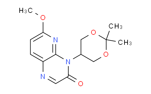 CAS No. 1075237-96-5, 4-(2,2-Dimethyl-1,3-dioxan-5-yl)-6-methoxypyrido[2,3-b]pyrazin-3(4H)-one