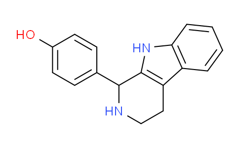 CAS No. 370582-53-9, 4-(2,3,4,9-Tetrahydro-1H-pyrido[3,4-b]indol-1-yl)phenol