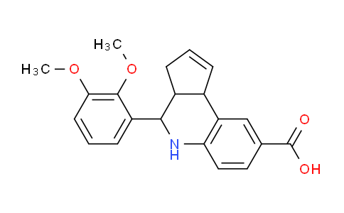 CAS No. 1212298-71-9, 4-(2,3-Dimethoxyphenyl)-3a,4,5,9b-tetrahydro-3H-cyclopenta[c]quinoline-8-carboxylic acid
