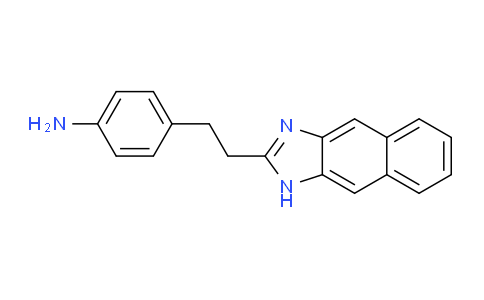 CAS No. 886495-88-1, 4-(2-(1H-Naphtho[2,3-d]imidazol-2-yl)ethyl)aniline