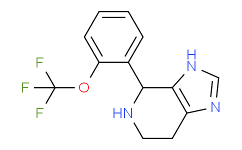 CAS No. 1010878-91-7, 4-(2-(Trifluoromethoxy)phenyl)-4,5,6,7-tetrahydro-3H-imidazo[4,5-c]pyridine