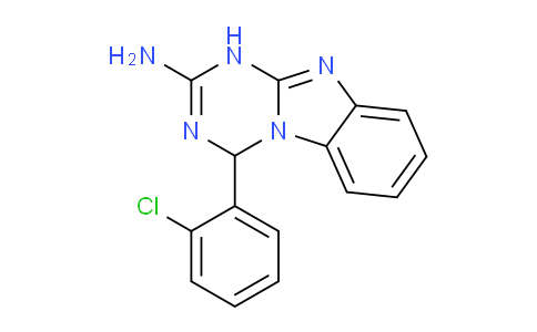 CAS No. 78650-07-4, 4-(2-Chlorophenyl)-1,4-dihydrobenzo[4,5]imidazo[1,2-a][1,3,5]triazin-2-amine