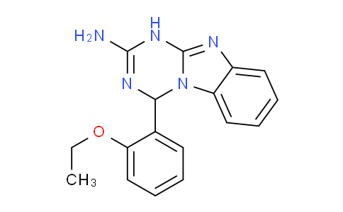 CAS No. 891456-85-2, 4-(2-Ethoxyphenyl)-1,4-dihydrobenzo[4,5]imidazo[1,2-a][1,3,5]triazin-2-amine