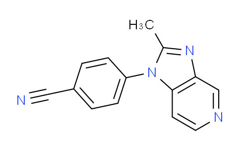 CAS No. 122957-32-8, 4-(2-Methyl-1H-imidazo[4,5-c]pyridin-1-yl)benzonitrile